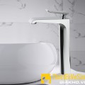 Vòi lavabo nóng lạnh đồng thau Luxury Navier NV-617A (30cm)