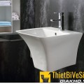 Chậu lavabo liền khối vuông Navier NV-422