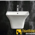 Chậu lavabo liền khối vuông Navier NV-422