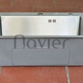 Chậu chén 1 ngăn Inox 304 chuẩn 100% Navier NV-6045D304