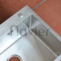 Chậu chén 1 ngăn Inox 304 chuẩn 100% Navier NV-6045D304