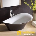 Chậu lavabo đặt bàn đen hình tàu biển cao cấp Navier NV-427