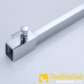 Sen cây tắm nóng lạnh vuông đồng thau xi mạ crome Navier NV-810 (tăng giảm nhiệt)