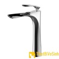 Vòi lavabo nóng lạnh tay khuyết đồng thau mạ crome Navier NV-717A30