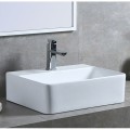 Chậu lavabo sứ trắng đặt bàn cao cấp Navier NV-409