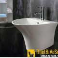 Chậu lavabo liền khối tròn Navier NV-426