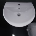 Chậu lavabo liền khối tròn Navier NV-426