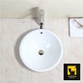 Chậu lavabo dương bàn sứ trắng Navier NV-402