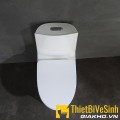 Bồn cầu 1 khối két nước tròn khuyết SkyHome SKY-2236