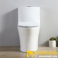 Bồn cẩu 1 khối két nước vuông SkyHome SKY-2235