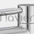 Vòi lavabo lạnh ống điếu tròn inox304 Navier NV-720L (20cm)