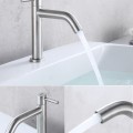 Vòi lavabo lạnh thân tròn inox 304 Navier NV-724