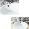 Chậu lavabo đặt bàn tròn sứ trắng cao cấp AKC AK-C404