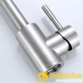 Vòi chén nóng lạnh uốn tròn inox304 Navier NV-206