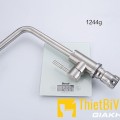 Vòi chén nóng lạnh uốn vuông inox304 Navier NV-203