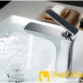 Vòi lavabo nóng lạnh đồng thau mạ Crom Navier NV-30068