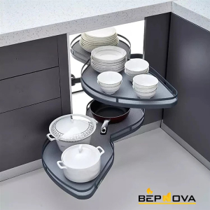 Mâm Xoay Góc Hình Lá Liên Hoàn Inox 304  Navier NV-7847