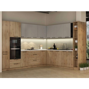 Tủ Bếp Gỗ Công Nghiệp Melamine Sang Trọng Hiện Đại NV-5135