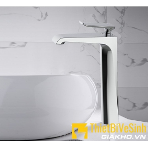 Vòi lavabo nóng lạnh đồng thau Luxury Navier NV-617A (30cm)