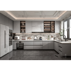 Tủ Bếp Chữ U Chất Liệu PVC Phủ PETG Cao Cấp Navier NV-5179