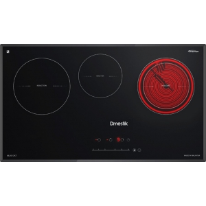 Bếp Hai Vùng Nấu Từ Một Hồng Ngoại Chính Hãng Dmestik ML931 DKT