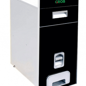 Thùng gạo âm tủ mặt gương màu đen Grob RB-30PB