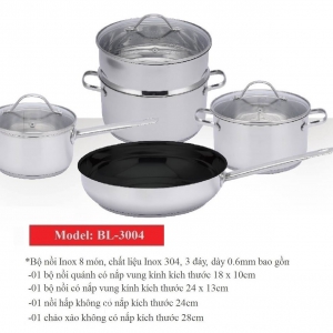 Bộ nồi chảo BINOVA BL-3004