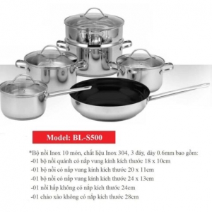 Bộ nồi chảo BL-S500