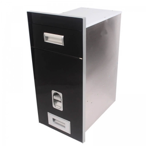 Thùng Gạo Mặt Gương Đen Chính Hãng Faster FS-RC15B