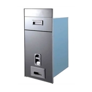 Thùng Gạo Mặt Gương Xám Chính Hãng Faster FS-RC15