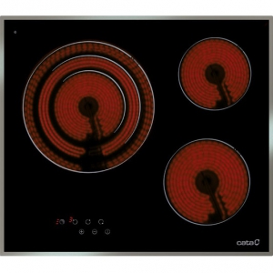 Bếp hồng ngoại ba vùng nấu Cata TT 603X 08063300