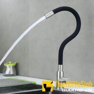 Vòi chén lạnh inox304 uống dẻo thân tròn NV-271