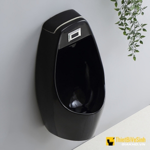 Bồn Tiểu Nam Cảm Ứng Treo Lửng Đen Navier NV-502D