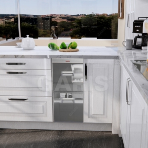 Thùng gạo mặt gương 2 khoang, 20kg GR07.30M