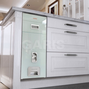 Thùng gạo mặt kính trắng 15kg GR06.30W