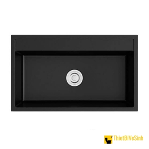 Chậu Rửa Chén Đá 1 Ngăn Đen Cao Cấp Navier NV-T6846-E01