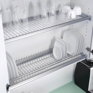 Khay Úp Chén Bát Phẳng Inox 900mm Màu Đen Hafele 544.01.329