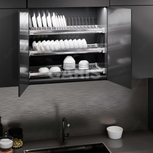 Giá để bát đĩa inox cố định Garis GB07.80E