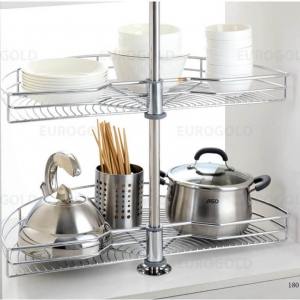 Mâm xoay inox nan mở 1/2 – 180º Eurogold TR180A