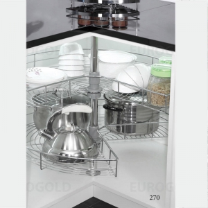 Mâm xoay inox nan mở 3/4 – 270º Eurogold TR270A 