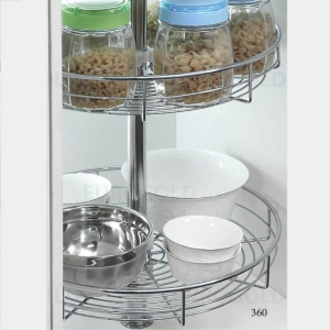 Mâm xoay inox nan mở toàn phần – 360º Eurogold TR360F 