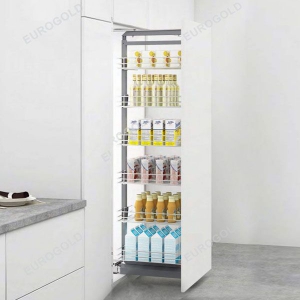 Tủ kho inox mạ crom 6 tầng cánh rút 400mm Eurogold EG90640S