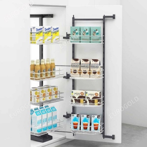 Tủ đồ khô inox 304 4 tầng nan tròn Eurogold EP80445 