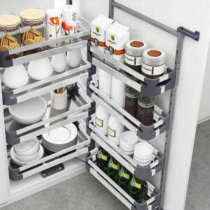 Tủ kho inox hộp 4 tầng cánh mở 600mm Eurogold M040460