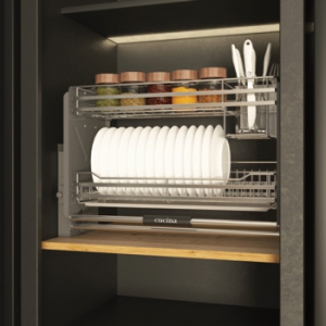 RỔ CHÉN ĐĨA DI ĐỘNG CUCINA LENTO 504 76 137 