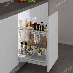 Giá dao thớt nan vuông inox bóng Eurogold ERO2040B