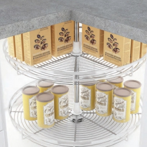  MÂM XOAY 360 INOX MỜ NAN DẸT GROB  GV304-360B