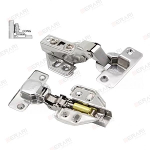 Bản lề thép giảm chấn lắp nhanh Gerari GL27-T3 (lắp lọt)