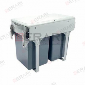 Thùng rác đôi gắn cánh 300 Gerari GRC