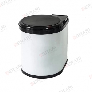 Thùng rác tròn inox 9 lít Gerari GR.T9